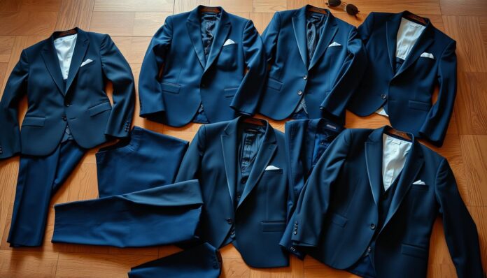 Anzug Hochzeit blau