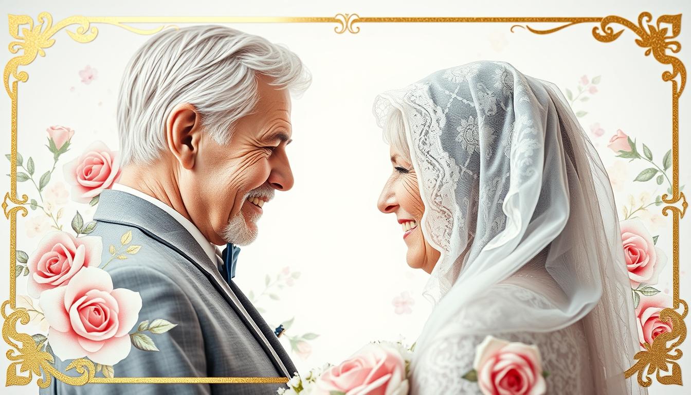 Hochzeit älteres Paar Glückwünsche - Herzliche Worte