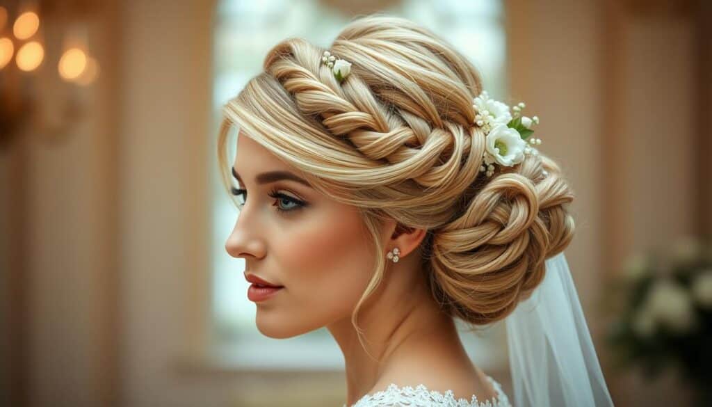 Hochsteckfrisur Braut