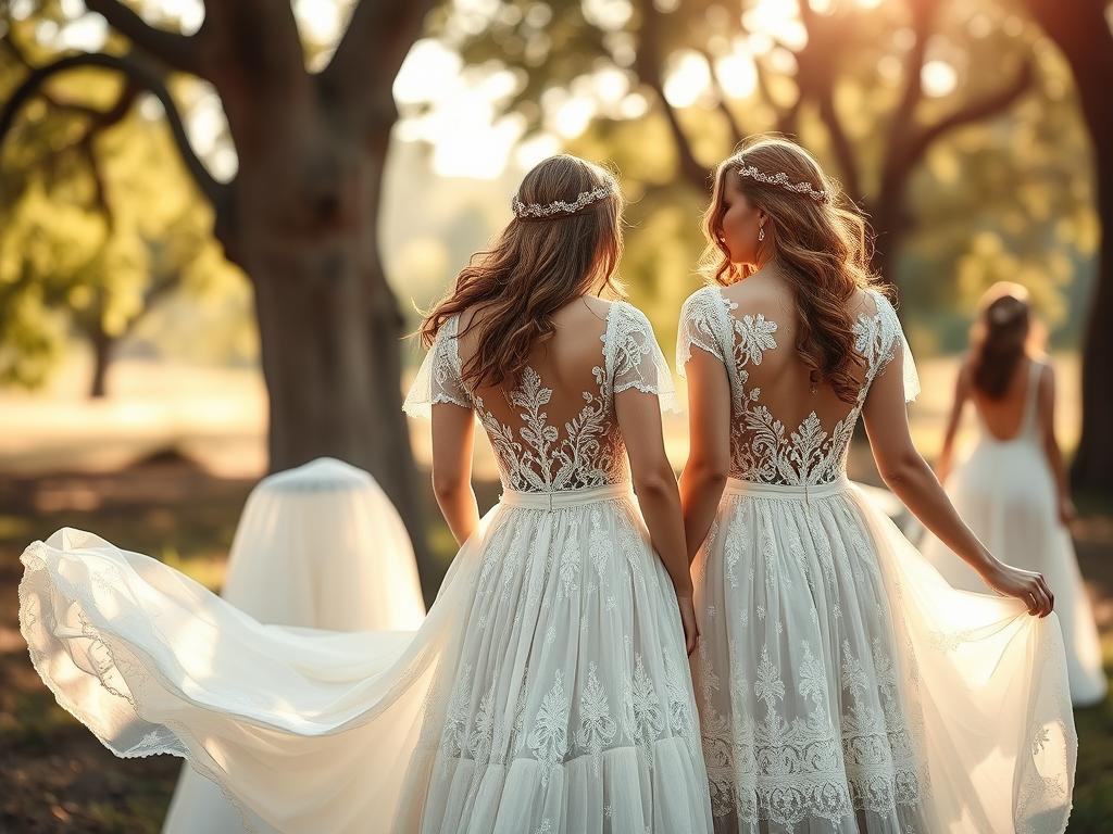 Boho chic Boho Brautkleid