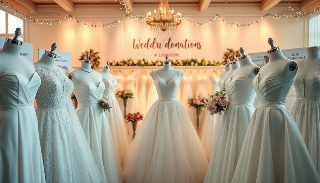 Brautkleid spenden Wohltätigkeits-Aktion