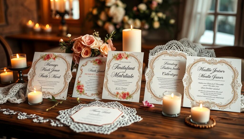 Personalisierte Hochzeitseinladungen