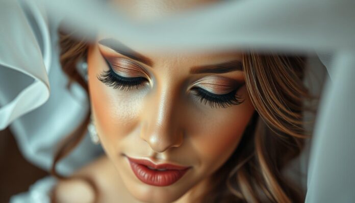 Braut-Makeup-braune-Augen Braut Makeup braune Augen