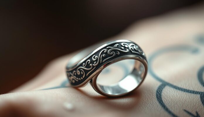 Ehering Tattoo 3D