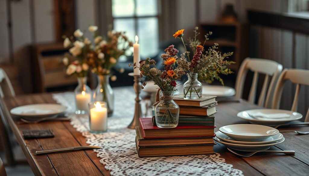 Vintage Hochzeitsdeko Materialien