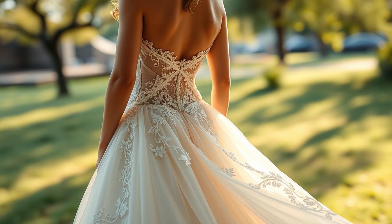 Brautkleid Mit Abnehmbaren Rock