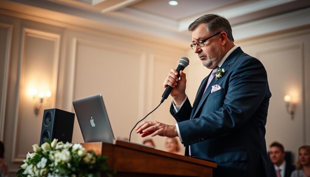 Hochzeitsrede Technische Vorbereitung