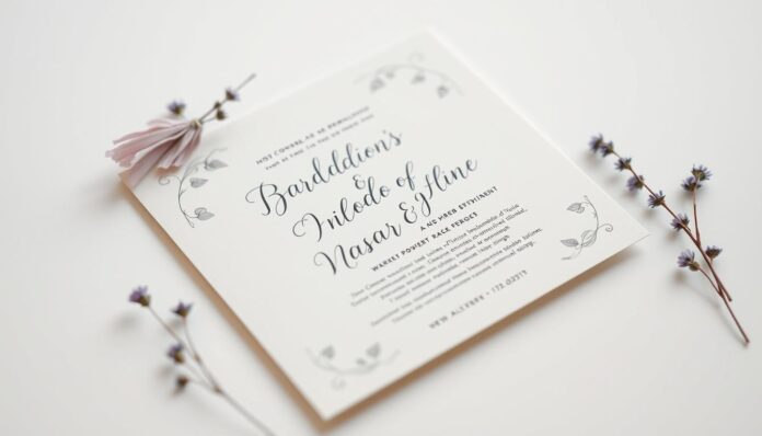 Personalisierte Hochzeitseinladungen