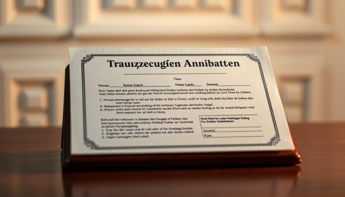 Trauzeugen Anmeldung Hochzeitsregeln