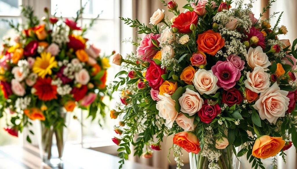 Sommerliche Blumenarrangements für Hochzeiten Sommerliche Blumenarrangements für Hochzeiten