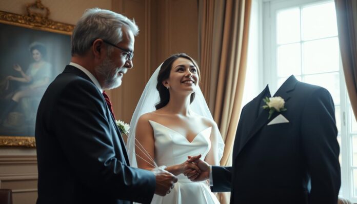 Was sagt der Vater bei der Übergabe der Braut