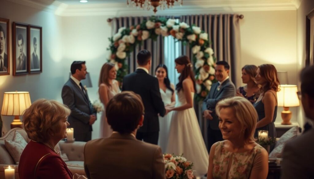 Kleine Gästeliste bei geheimer Trauung