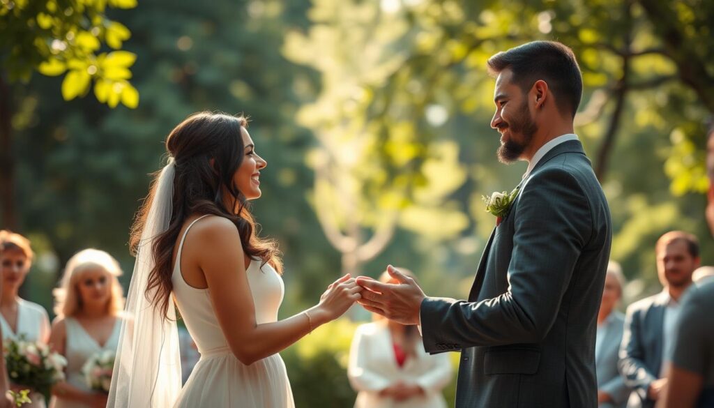 Erneuerung der Ehezusage moderne Zeremonie