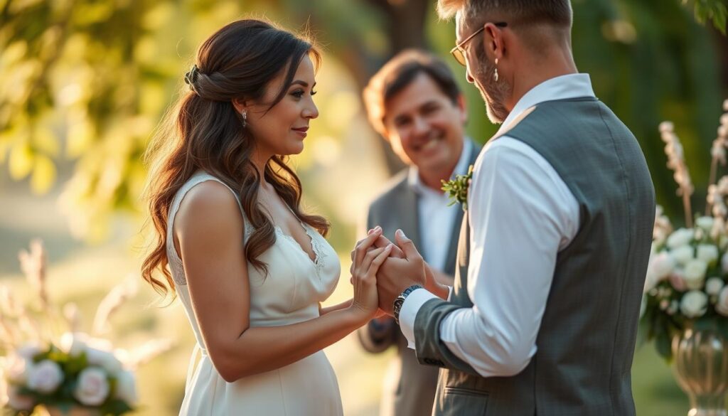 Hochzeitsplaner bei Erneuerung des Eheversprechens