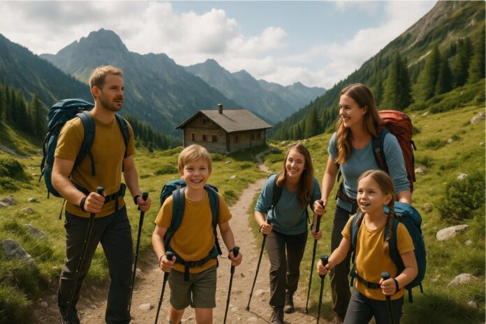 abenteuerliche Hüttentour mit Kindern abenteuerliche Hüttentour mit Kindern