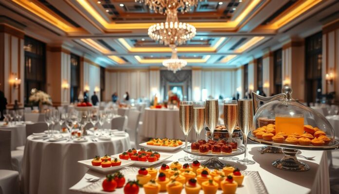 Catering-Optionen und Getränke Catering-Optionen und Getränke
