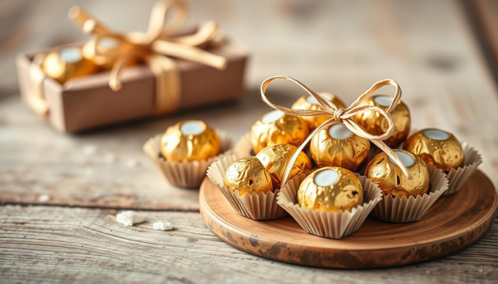 Ferrero Rocher Geschenke basteln als Dankeschön