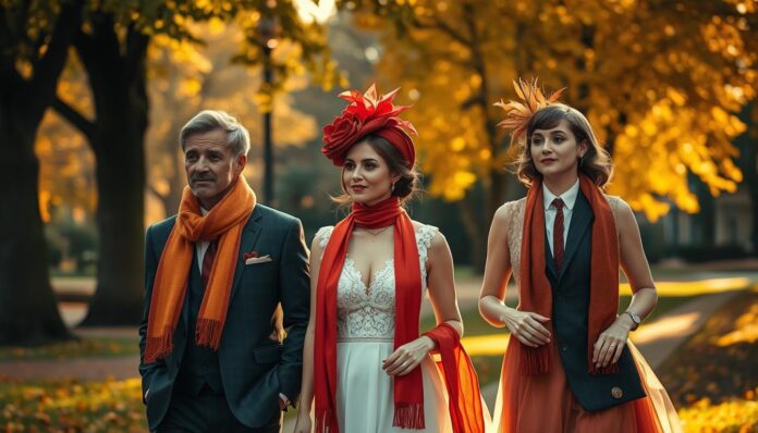 Herbstfarben Accessoires Hochzeitsgäste Herbstfarben Accessoires Hochzeitsgäste