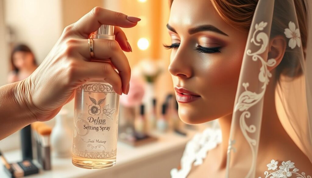 Fixierung mit Setting Spray Fixierung mit Setting Spray