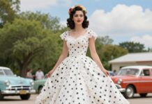 Ausgefallene Brautkleider im Rockabilly-Stil für 2026 Ausgefallene Brautkleider Rockabilly