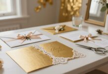 Goldene Hochzeit 2026: Kreative Einladungen selbst basteln Einladung Goldene Hochzeit basteln