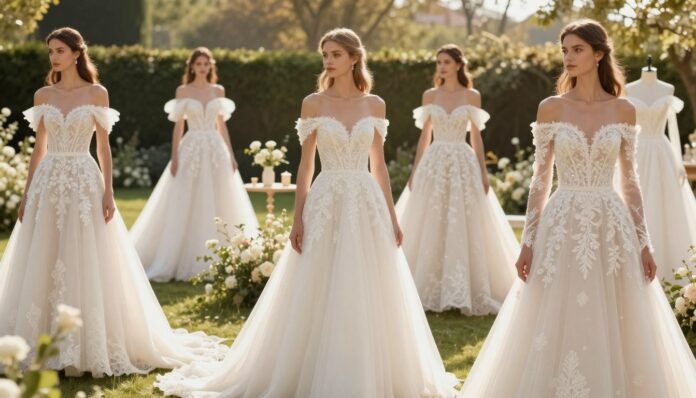 Inspirierende Looks kreative Variationen Brautkleid