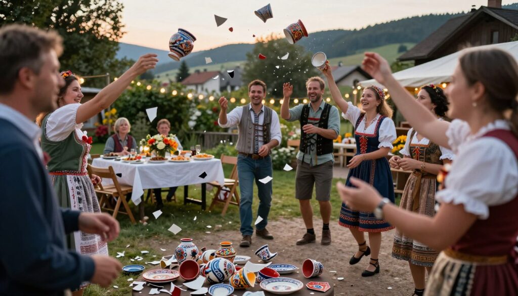 Regionale Bräuche Polterabend