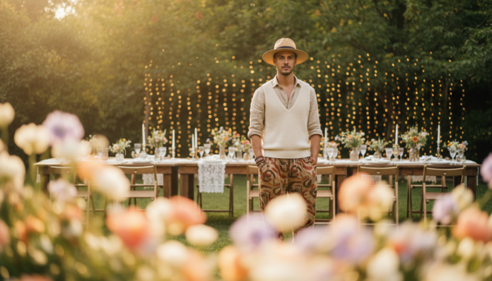 Boho-Style-Maenner-Hochzeitsgast Boho-Style Männer Hochzeitsgast