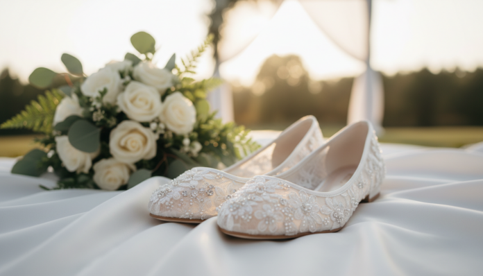 Brautschuhe flach