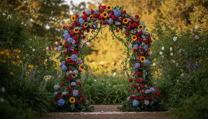 blumen traubogen