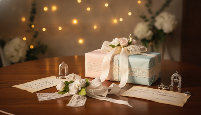 stilvolle verpackung hochzeit
