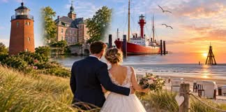 Romantisch heiraten in Cuxhaven: Wenn Hochzeit und Flitterwochen ans Meer führen Romantisch heiraten in Cuxhaven